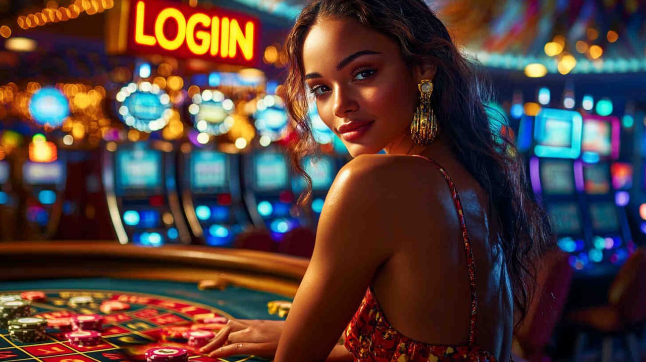 maxim4d login platform interface showing slot games, live casino tables, and sportsbook options